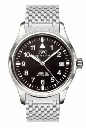IWC Pilot's Watch Mark XV Stainless Steel / Black / Bracelet IW3253-02 (IW325302)